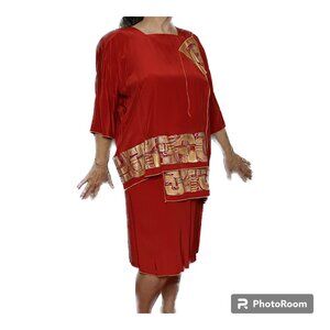 Red Silk Dress Beautiful